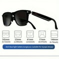 thumbnail image 2 of SENBONO VisionMaster Smart Glasses - Wearable Technology with Advanced Blue Light Filtering, Polarized Glass Lenses, Low Latency Audio, Built-in Mic & Speakers,, 2 of 21