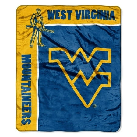 West Virginia Mountaineers 50x60 NCAA School Spirit Royal Plush Raschel Throw
