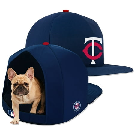 UPC: 0840071701815 | Navy Minnesota Twins Plush Pet Nap Cap Dog Bed