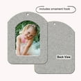 thumbnail image 3 of Expressly Yours! Mini Magnetic Glitter Picture Frame Christmas Ornaments with Photo Protectors, Vertical Silver, 6-Pack, 3 of 7