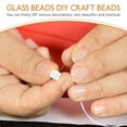 thumbnail image 3 of FRCOLOR 1000 Pcs Beads Kit Crystal Micro Glass Bead Delicate Beads 0.8X0.8cm, 3 of 8