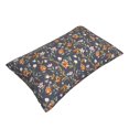 thumbnail image 3 of Naloa Wildflowers Pillowcase, Throw Pillowcase, Wrinkle-Free, Stain-Resistant with Hidden Zipper for Bedroom Sofa - 16"x24", 3 of 9