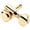 Gold, variant on Graph Tech Electric Locking 6-In-Line Contemporary Mini 2 Pin Tuned Machine Heads Chrome