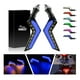 thumbnail image 1 of Soporte para cepillo y maquinilla de afeitar de seguridad cromado de lujo que se adapta a todos sus accesorios de afeitado (plata 25 pieza), 1 of 1