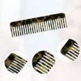 thumbnail image 6 of Unique Bargains 1pcs Women Detangling Portable Wide Tooth Comb for Curly Thick Wavy Straight Hair Brown and Yellow, 6 of 6