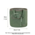 thumbnail image 3 of Herramientas de jardín Organizador de lona resistente para cubos con múltiples bolsillos Bolsa de almacenamiento de herramientas resistente para jardineros (bolsa sin herramientas incluidas), 3 of 8