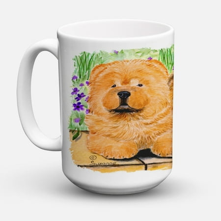 

Carolines Treasures SS8123CM15 Chow Chow Coffee Mug 15 oz 15 ounce multicolor