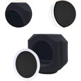 thumbnail image 3 of HUGFEGWE Microphone Isolation Ball Acoustic Filter Professional Portable Sound Shield Foam for Noise and Reflection Reduction Home Use, Black U2537-17735, 3 of 7