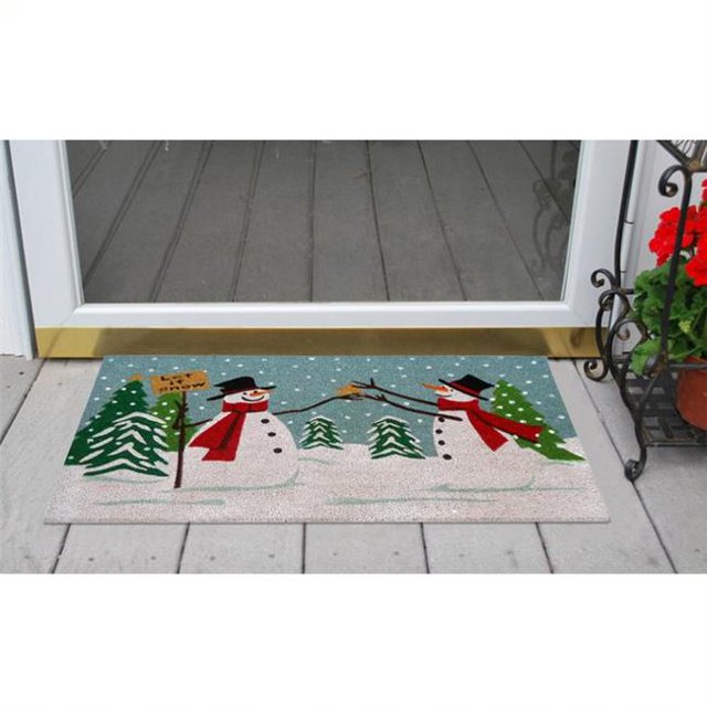 Nedia Home 33089 18 x 30 in. Star Gift SuperScraper Coir Doormat