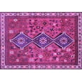 thumbnail image 1 of Ahgly Company Indoor Rectangle Persian Purple Traditional Area Rugs, 4' x 6', 1 of 4