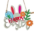 thumbnail image 1 of Halloween Decorations Creative Easter Party Crafts Decor DIY Handmade Rabbit Wooden Sign Hangings, 1 of 4