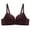Coffee, variant on T-Shirt Bras for Women Comfortable Underwear Gathered Thin Bra Without Steel Ring Bra (Coffee,48)