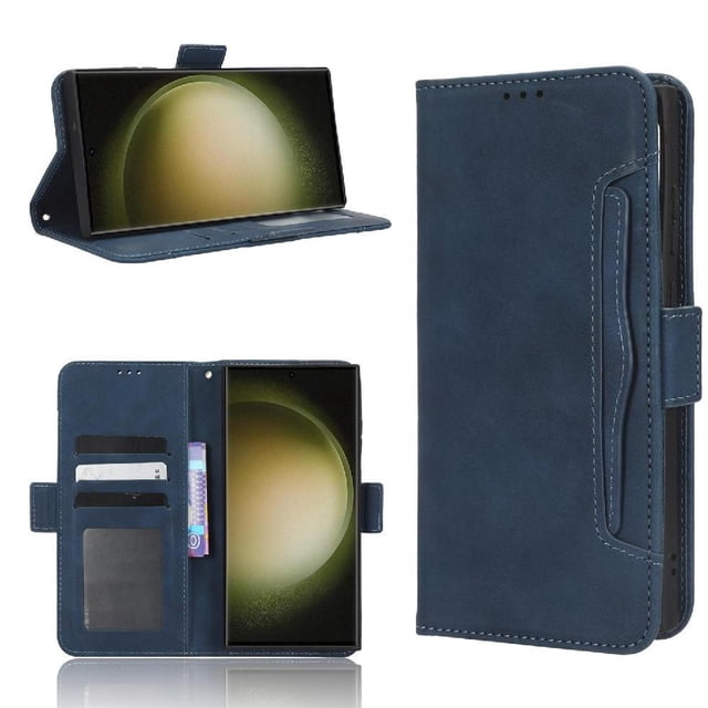 Funda Tipo Billetera GANGXUN para Samsung Galaxy S23 Ultra 5G – Tapa Flip con Tarjetero