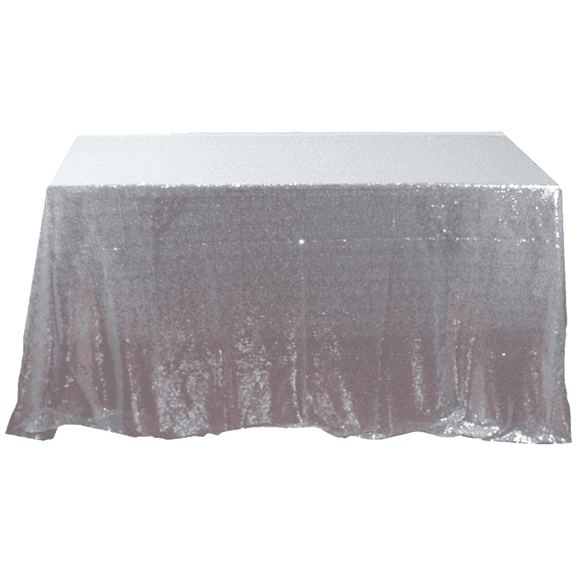 Vjnyvs Glitter Sequin Table Cloth Rectangular Table Cover Rose Gold Tablecloth For Wedding Birthday Party Home Decoration Custom Size