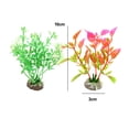 thumbnail image 2 of Se utiliza para la decoración de peceras, 10 piezas de plantas de plástico altas, plantas de acuario., 2 of 5