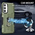 thumbnail image 2 of for Samsung Galaxy A54 5G Case with Metal Ring Kickstand for Women & Men, Heavy-Duty Protection Shockproof Bumper Cover Case for Samsung Galaxy A54 5G TY Green, 2 of 18