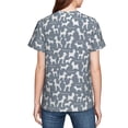 thumbnail image 5 of Honeii Poodle Dog Print Youth Short Sleeve T-Shirt,Boys Athletic Shirt,Quick Dry Short Sleeve Performance Moisture Wicking T Shirt, 5 of 6