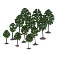 thumbnail image 2 of kusrkot 12pcs Arbre Modèle de Paysage pour Modèle de Train Architecture Ferroviaire Diorama DIY, 2 of 9