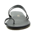 thumbnail image 3 of TKEES Leah Leather Sandal, 6, Black, 3 of 3