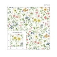 thumbnail image 4 of Seabrook Designs  Wildflowers Prepasted Wallpaper - 20.5 in. W x 33 ft. L, 4 of 8