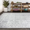 thumbnail image 5 of JONATHAN Y SILK ORCHID 4 x 6 Area Rug, Lotus Persian Floral - Gray, SOR100A-4, 5 of 8