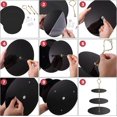 thumbnail image 3 of 3 Tier Acrylic Round Clear Cupcake Stand Dessert Tower Stand Cookies Cupcake Display Stand for Wedding Treats Birthday Party Baby Shower (Black), 3 of 4