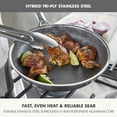 thumbnail image 2 of GreenPan Hybrid 10" Nonstick Stainless Steel Frying Pan Skillet, 2 of 5