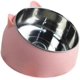 thumbnail image 1 of Cat Food Bowl 400Ml Stainless Steel Pet Bowl Anti-Spill Anti-Slip Base Rubber Mat Large Dog, 1 of 4