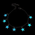 thumbnail image 5 of Farfi Little Star Heart Flower Glow in the Dark Ankle Bracelet Anklet Women's Jewelry, 5 of 8