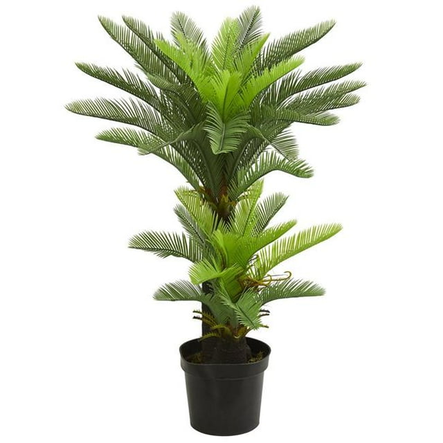 Nearly Natural 5602 4.5 ft. Double Potted Cycas Artificial Tree