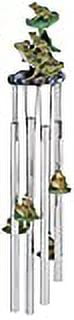StealStreet SS-G-41951 Wind Chime Round Top Frogs Hanging Garden Porch Decoration Windchime