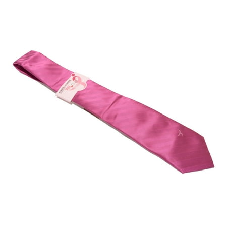 Nautical Knots Tie - Knots for Hope Men's Solid With Ribbon Neck Tie Pink