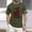 002Army Green, variant on Hogleaql 250th Anniversary Tops, Men's Crew Neck American Flag Print Short Sleeve T-Shirts Patriotic Fashion Independence Day Loose Shirts Red 4XL