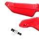 thumbnail image 3 of 2 protectores de manos para motocicleta, deflectores de mano, protectores de manillar rojo, 3 of 4