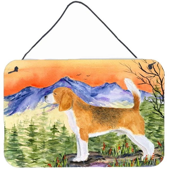 Beagle Indoor Aluminium Metal Wall Or Door Hanging Prints
