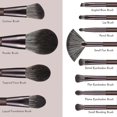 thumbnail image 2 of 12 Pcs Makeup Brush Set Premium Synthetic Bristles Foundation Make Up Brushes Concealers Eyeshadow Make-up Brush Sets (Coffee), 2 of 4