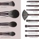 thumbnail image 2 of 12 Pcs Makeup Brush Set Premium Synthetic Bristles Foundation Make Up Brushes Concealers Eyeshadow Make-up Brush Sets (Coffee), 2 of 4