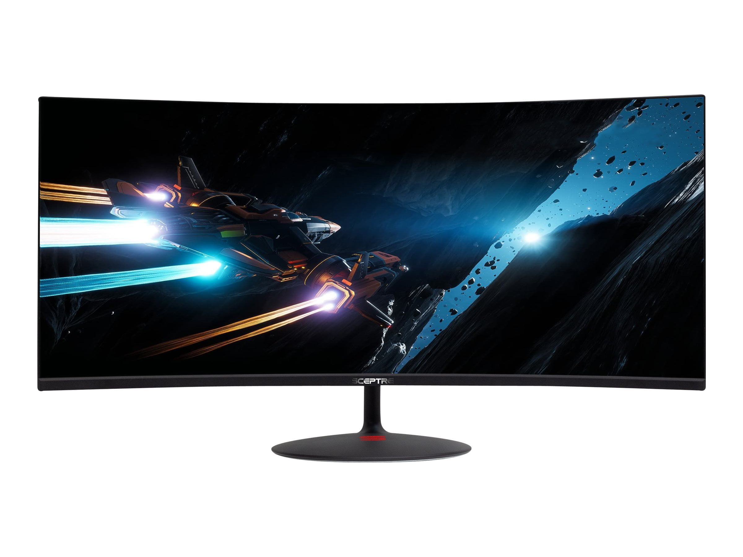 Sceptre C345W-2560UN - LED monitor - curved - 34" - 2560 x 1080 WFHD @ 100 Hz - VA - 320 cd/m������ - 3000:1 - 6 ms - 2xHDMI, DisplayPort - speakers - black