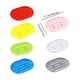 thumbnail image 3 of Matsuzay Jabonera de baño de silicona, soporte para plato, bandeja de esponja, drenaje de agua, antideslizante, ducha, senderismo, cocina, baño Almacenamiento y organización del hogar Azul Matsuzay HA082356-04, 3 of 6