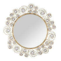 Varaluz Ethereal Rose 38-in Wall Mirror - Havana Gold Ombre