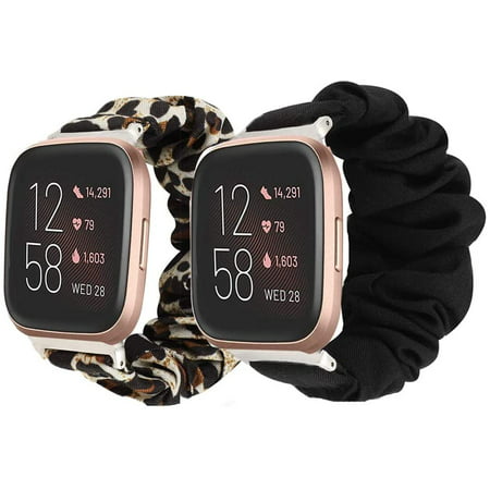 Compatible for Fitbit Versa 2 Bands, YOUkei Fabric Elastic Scrunchie ...