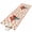 Yellow, variant on Area Rug 2 x 3 Ft, Red Tulip Flowers Indoor Accent Bathroom Rugs for Kitchen/Laundry Room, Spring Floral Vintage Drum Rustic Washable Non-Slip Runner Floor Mat for Entryway, Living Room