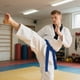 thumbnail image 5 of Cinturón de Karate, Taekwondo, Dojo y Judo, de doble aguja y ocho hilos, hecho a mano, Baotou, de doble capa, con núcleo interior de fieltro de algodón., 5 of 6