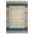 thumbnail image 2 of Abani Mesa Collection Cream Rug Border Blue Southwest 6' x 9' Area Rug, 2 of 5
