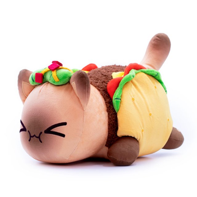 Muyoka Gato de dibujos animados de peluche de juguete, lindo, suave, c贸modo, mu帽eco de gatito de peluche, mu帽eco de peluche creativo, adorno para ni帽os, juguete para decoraci贸n del hogar para dormito