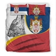 thumbnail image 4 of Ensemble de Literie Drapeau de la Serbie RLT7, 4 of 6