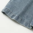 thumbnail image 5 of LNMQLPDBS Girls Shorts Size 10-12 Black Spandex Shorts Cargo Jeans 12month Girl Clothes Girls Baggy Jeans Size Girls Clothes Size 10 12 Trendy Girl, Light Blue 10-11 Years, 5 of 9