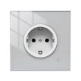 thumbnail image 1 of WiFi Tuya enchufe de pared inteligente estado del relé enchufe de pared ajustable (enchufe de la UE blanco) Ehuebsd Para estrenar, 1 of 2