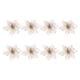 thumbnail image 1 of EeaseMX 8 piezas de 13 cm de purpurina artificial para boda, Navidad, coronas de árbol de Navidad, adornos decorativos (dorados), 1 of 8