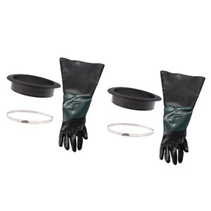 S SERENABLE Gants de travail... 2pcs 60cm Gants de gauche Gants industriels pour gants multi-usages Blast Cabinet